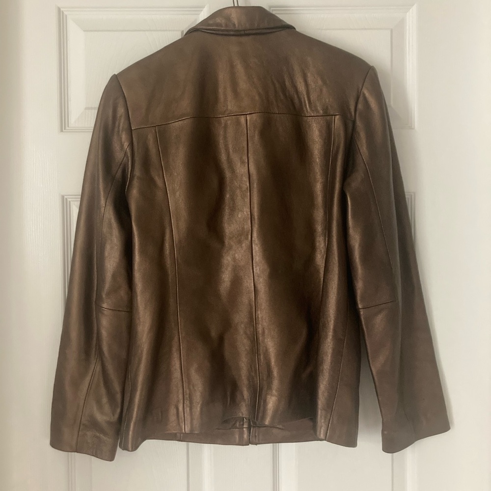 ALFANI Lamb Leather Jacket - Picture 3 of 6